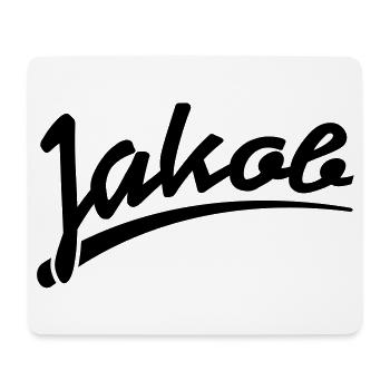 jakob | Jakob - Mouse Pad (horizontal) - white - Front