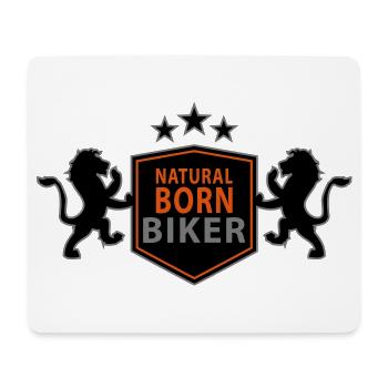 natural_born_biker - Tapis de souris (format paysage) - blanc - Devant