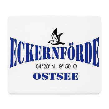 Eckernförde Ostsee ...(25) - Mousepad (Querformat) - Weiß - Vorne
