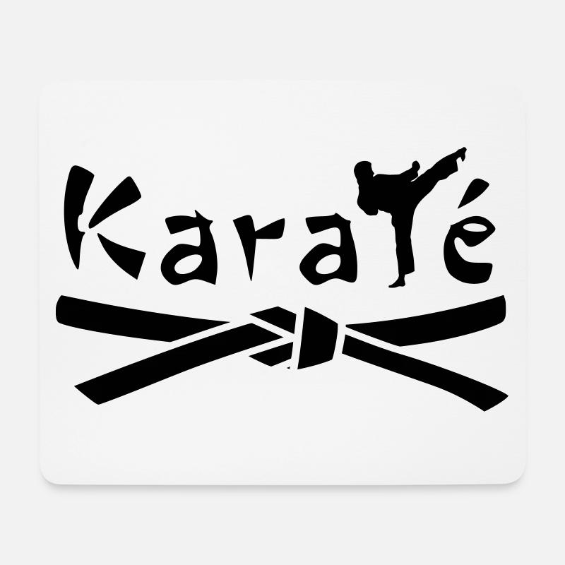 Karate - Mousepad (Querformat) - Weiß