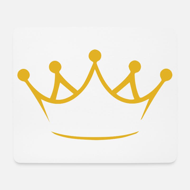 Golden Crown - Mouse Pad (horizontal) - white