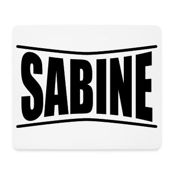 Sabine T-Shirt T-Shirt Geschenkidee - Mousepad (Querformat) - Weiß - Vorne