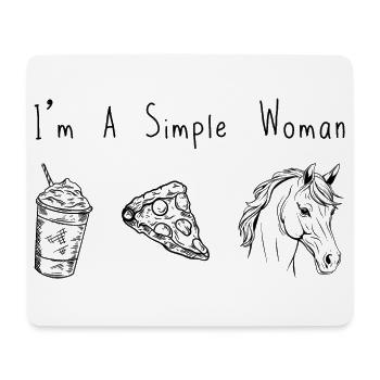 Awaiting design - Mouse Pad (horizontal) - white - Front
