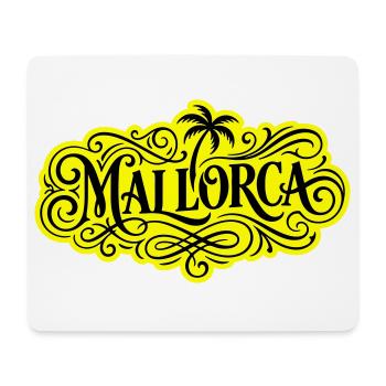 Mallorca Palmen - Mousepad (Querformat) - Weiß - Vorne