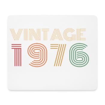 Neon Retro 80 Years Octogenarian Birthday 1946 - Mouse Pad (horizontal) - white - Front