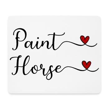 Paint Horse - Mousepad (Querformat) - Weiß - Vorne