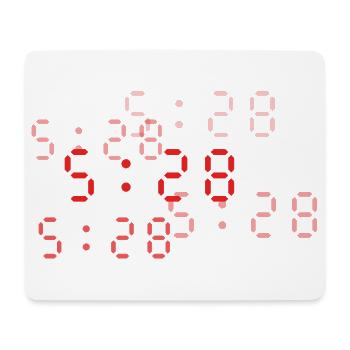 Wandernde Urzeit - Mousepad (Querformat) - Weiß - Vorne