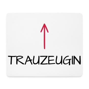 Trauzeugin Junggesellenabschied Pfeil - Mousepad (Querformat) - Weiß - Vorne