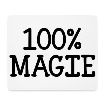 100% Magie - Tapis de souris (format paysage) - blanc - Devant