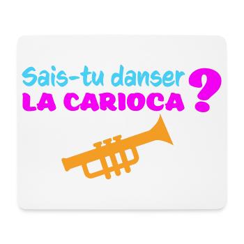 carioca - Tapis de souris (format paysage) - blanc - Devant