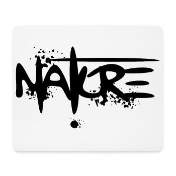 Natur Graffiti Outdoor Schrift Text Logo Symbol - Mousepad (Querformat) - Weiß - Vorne