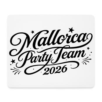 Mallorca Party Team 2026 - Mousepad (Querformat) - Weiß - Vorne