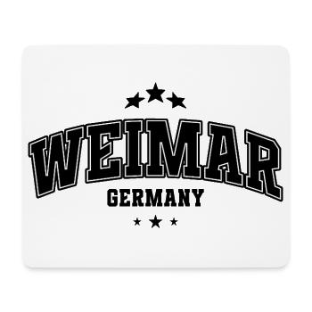 Weimar Varsity Lettering Souvenier - Mouse Pad (horizontal) - white - Front