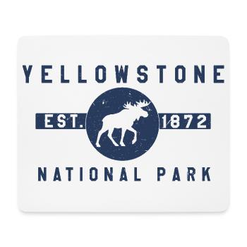 Yellowstone-Nationalpark gegründet 1872 - Mousepad (Querformat) - Weiß - Vorne
