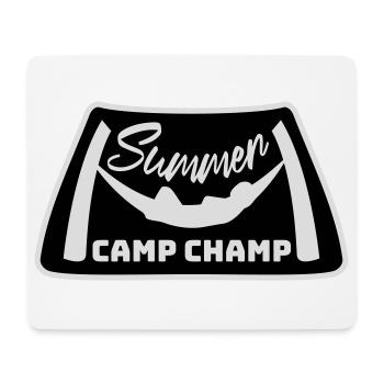 Summer Camp Champ Fun Kids Outdoor Adventure - Mouse Pad (horizontal) - white - Front