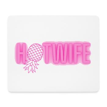Femme chaude - Tapis de souris (format paysage) - blanc - Devant