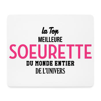 Soeur / Soeurette / Sœur / Sœurette / Bébé - Mouse Pad (horizontal) - white - Front