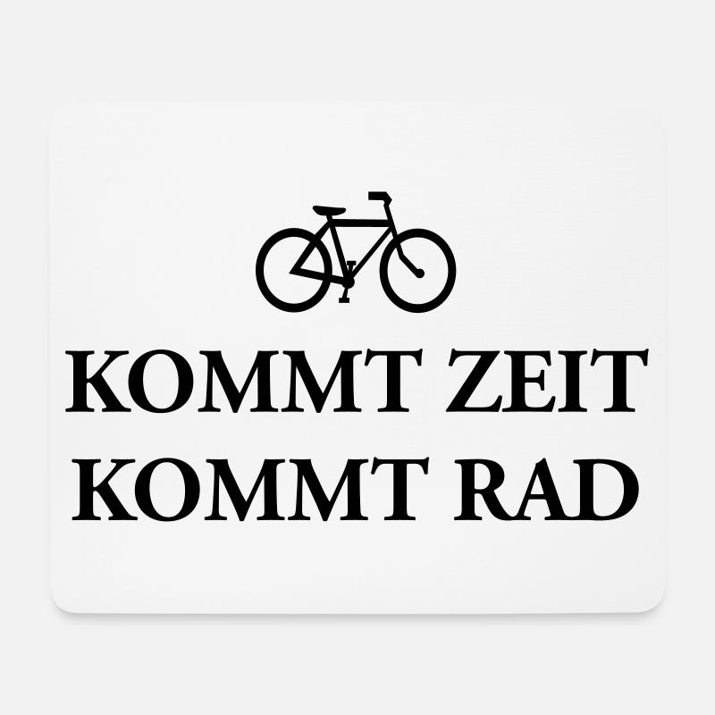 Kommt Zeit Rad - Mousepad (Querformat) - Weiß