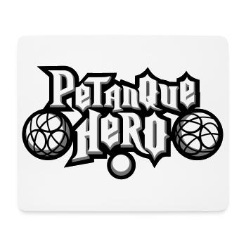 Petanque héro flex - Tapis de souris (format paysage) - blanc - Devant