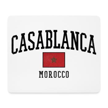 Casablanca - Tapis de souris (format paysage) - blanc - Devant