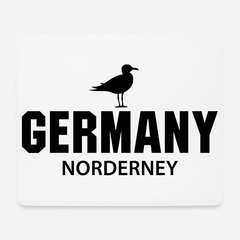 Norderney GERMANY - Mousepad (Querformat) - Weiß