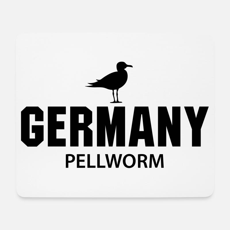 Pêlon ALLEMAGNE - Tapis de souris (format paysage) - blanc