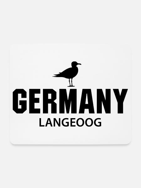 Langeoog GERMANY - Mousepad (Querformat) - Weiß