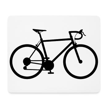 Fahrrad Rennrad Radfahrer Fahrradfahrer Rad - Mousepad (Querformat) - Weiß - Vorne