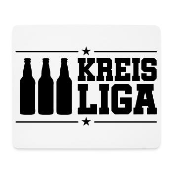 Kreis Liga Bier - Mousepad (Querformat) - Weiß - Vorne
