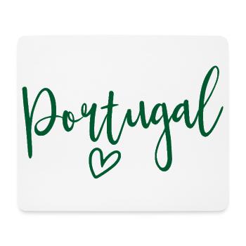 Portugal – Heart of Women, Love Portugal - Mouse Pad (horizontal) - white - Front