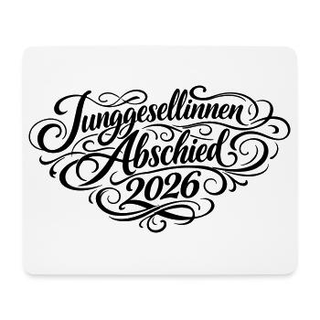 Junggesellinnenabschied 2026 Jga - Mousepad (Querformat) - Weiß - Vorne