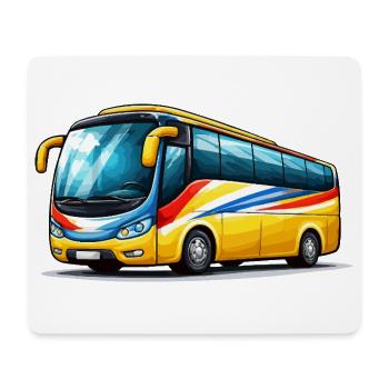 Coach Art Print - Mouse Pad (horizontal) - white - Front