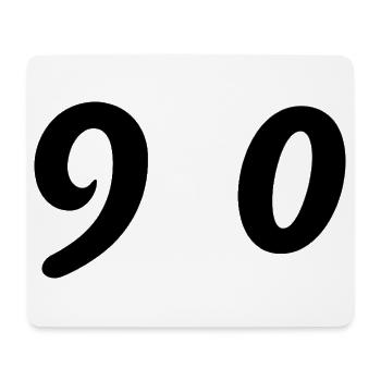 90. 90 YEARS. 90th ANNIVERSARY. 90 YEARS ANNIVERSARY. - Mouse Pad (horizontal) - white - Front
