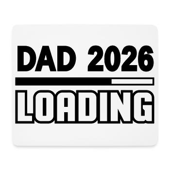 dad_2026_loading - Mousepad (Querformat) - Weiß - Vorne