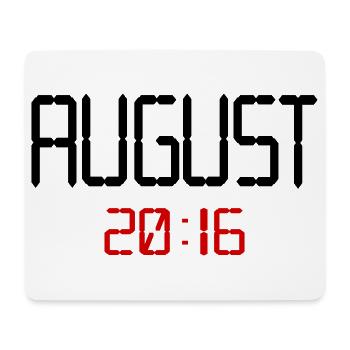10. Geburtstag, August 2016 - Mousepad (Querformat) - Weiß - Vorne