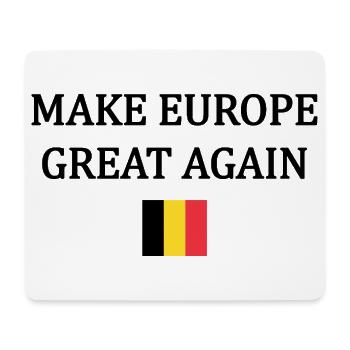 Rendre l’Europe Grande à Nouveau – Belgique - Tapis de souris (format paysage) - blanc - Devant