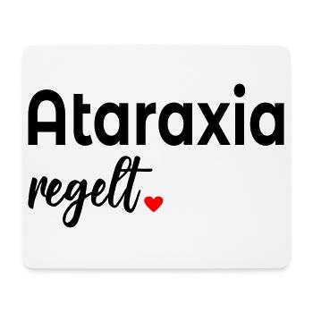 Unerschuetterlichkeit_Ataraxia_Gelassenheit - Mousepad (Querformat) - Weiß - Vorne