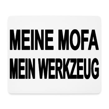 Mofa - Mousepad (Querformat) - Weiß - Vorne
