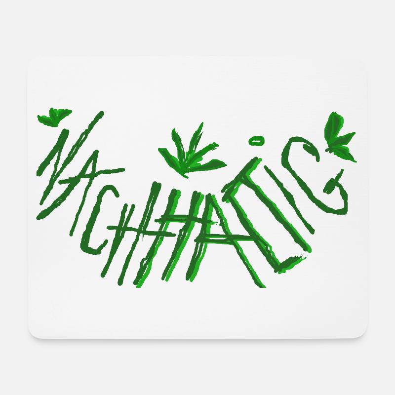 Nachhaltig - ein Statement für die Umwelt - Mousepad (Querformat) - Weiß