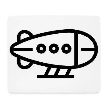 Airship - Mouse Pad (horizontal) - white - Front