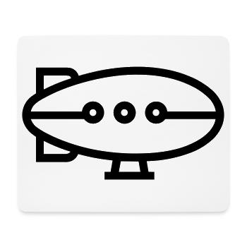 Airship - Mouse Pad (horizontal) - white - Front