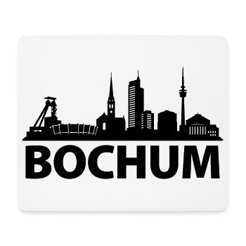 Bochum Skyline - Mousepad (Querformat) - Weiß - Vorne