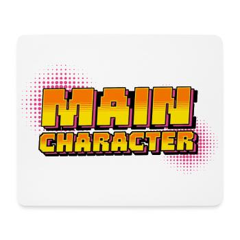 MAIN CHARACTER - Mousepad (Querformat) - Weiß - Vorne