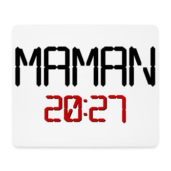 Französische Mama 2027 - Mousepad (Querformat) - Weiß - Vorne