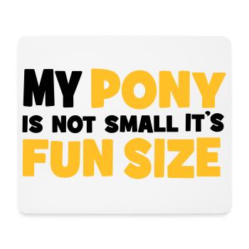 Pony - Mousepad (Querformat) - Weiß - Vorne