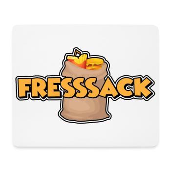Fresssack - Mousepad (Querformat) - Weiß - Vorne