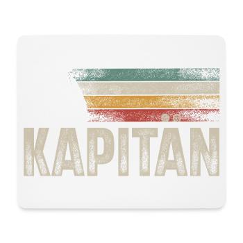 Kapitän Retro Vintage - Mousepad (Querformat) - Weiß - Vorne