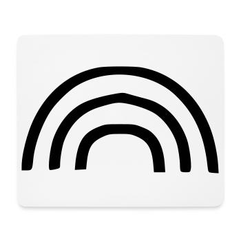 Rainbow - Mouse Pad (horizontal) - white - Front
