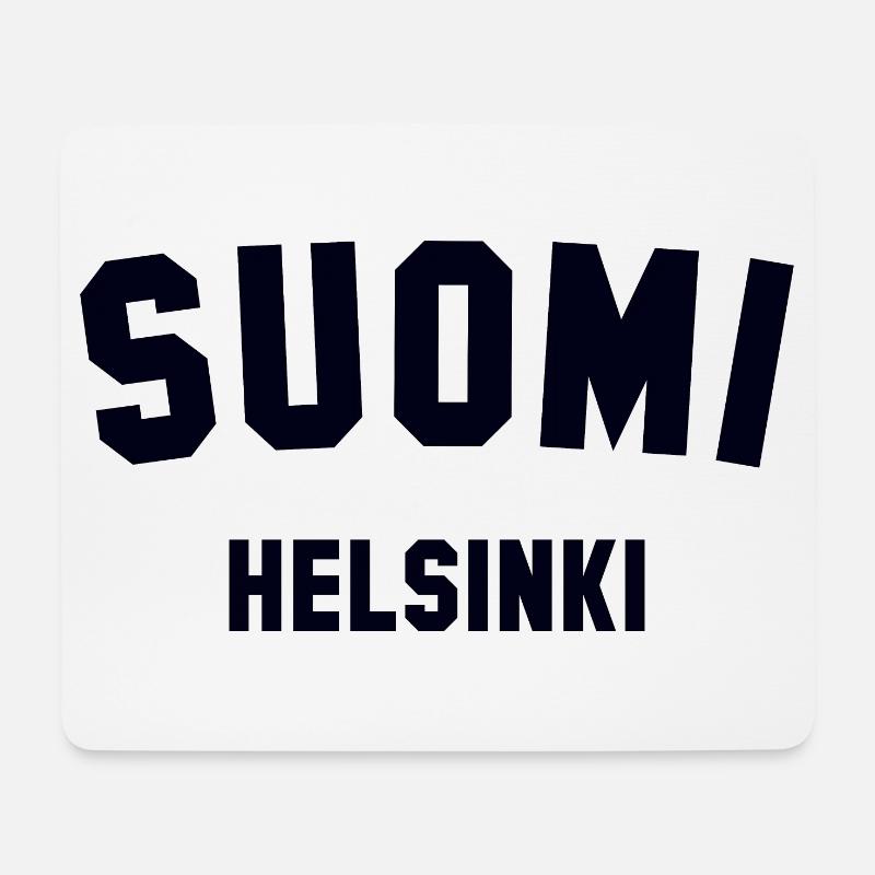 HELSINKI Suomi Finland - Mousepad (Querformat) - Weiß