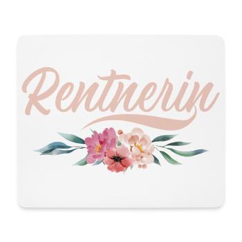 Rentnerin Oma Großmama Großmutter Rente - Mousepad (Querformat) - Weiß - Vorne